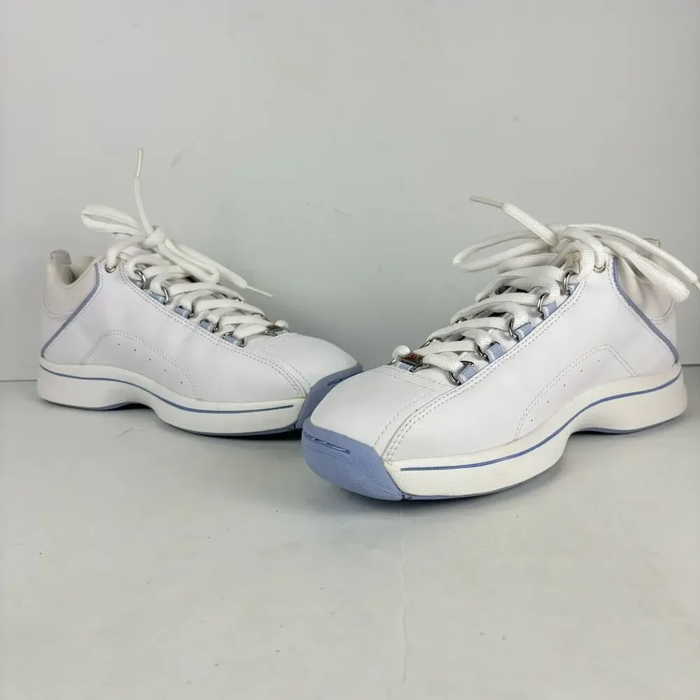VTG Reebok Classic Californium II white/blue leather sneakers womens 8 Deadstock
